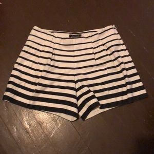 High-Waisted Pleated Shorts